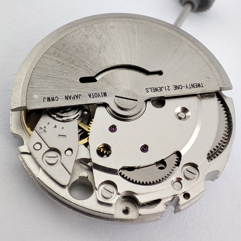 Miyota 8285 Automatic Mechanical Movement Mod Day-Date Watch Mechanism with Week at 12:00/Date at 3:00 O'clock 21 Jewels