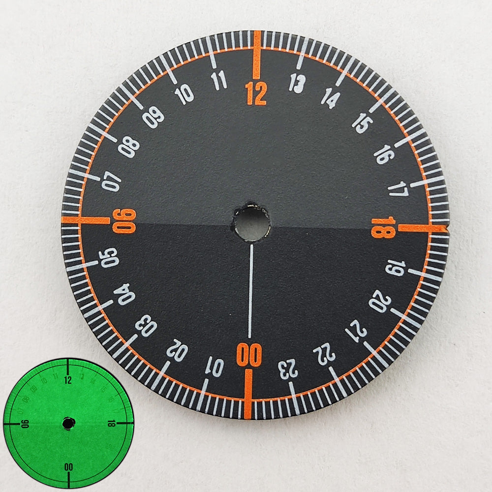 28.5 mm dial gradient dial Full luminous dial suitable for NH34 NH35 NH36 movement green luminous watch parts FOR WATCH DIAL