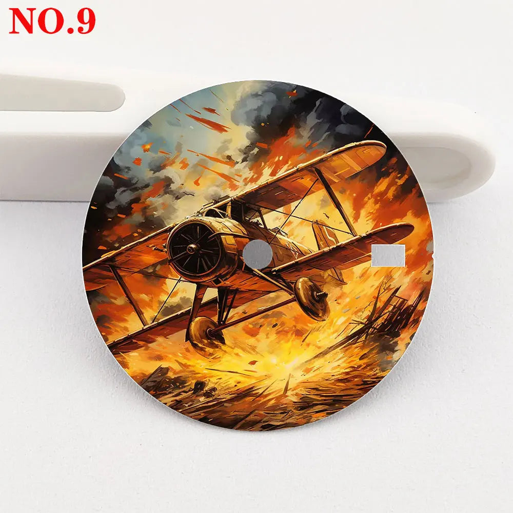 28.5mm Creative Watch Dial Suitable for NH35/36 Movement NH35 Watch Modification Accessories Custom LOGO Dial