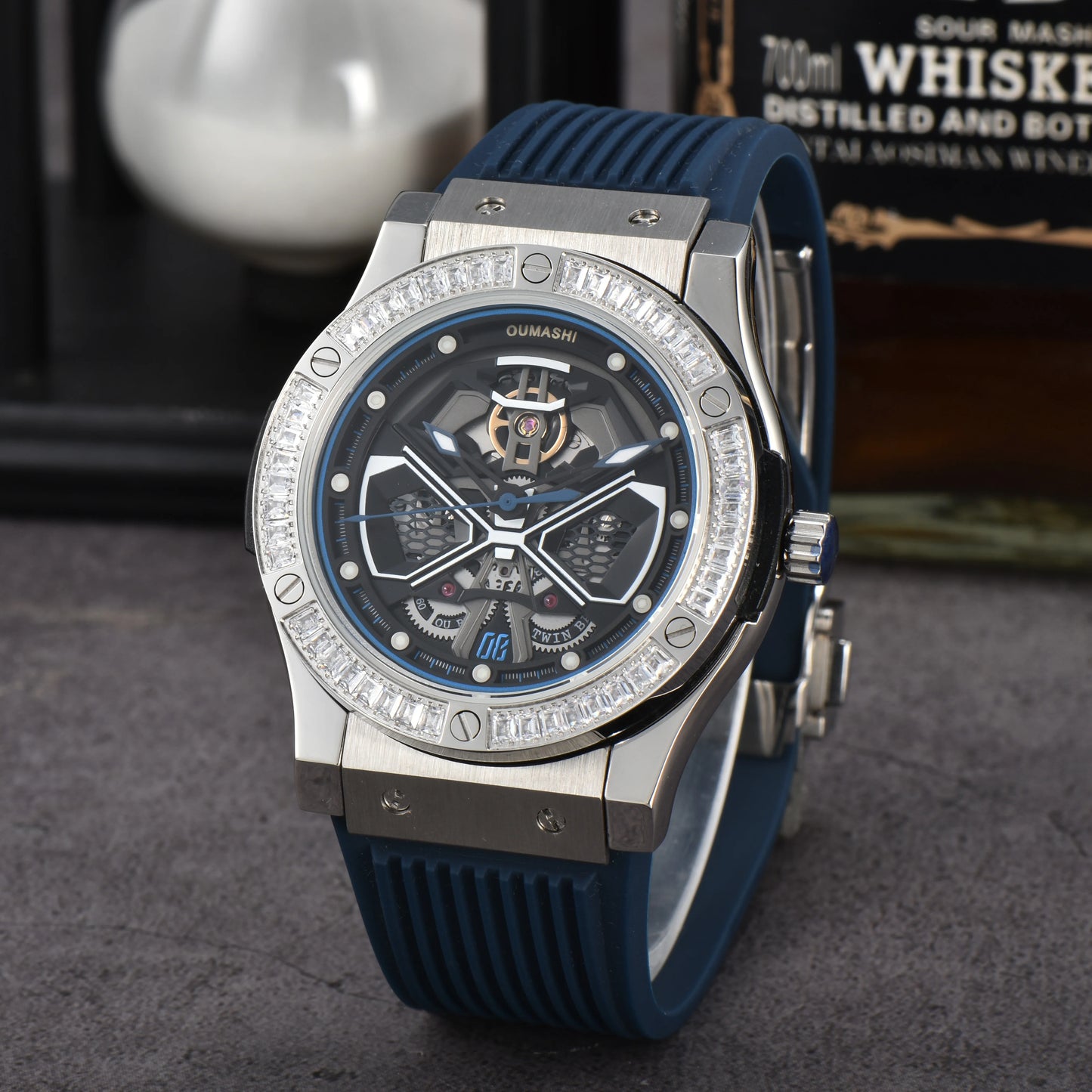 Luxury MITOTA8215 44.5mm Light Style Mechanical Watch 316L Stainless Steel Luminous Automatic Mechanical Waterproof Watch 10BRA