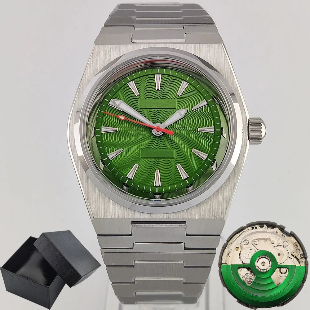 39.5mm Men's Watch Automatic Mechanical Watches NH35 Movement Sapphire Glass Waterproof Crown Watch modification Fashion Watch