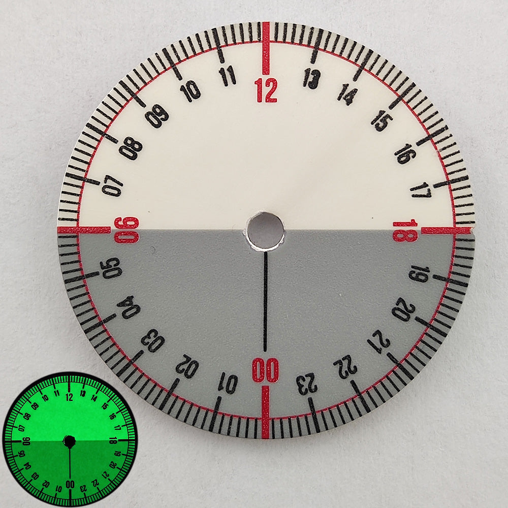 28.5 mm dial gradient dial Full luminous dial suitable for NH34 NH35 NH36 movement green luminous watch parts FOR WATCH DIAL