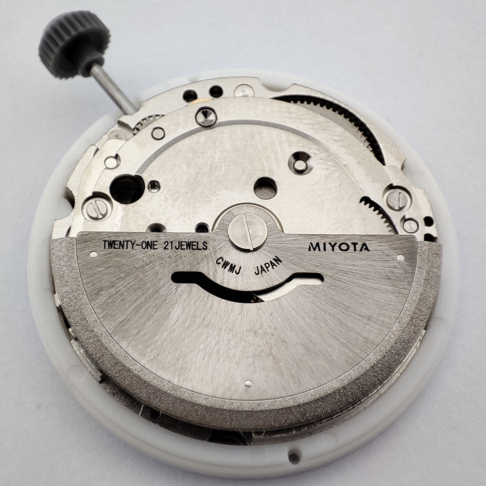 Miyota 8285 Automatic Mechanical Arabia Movement Mod Day-Date Watch Mechanism with Week at 12:00/Date at 3:00 O'clock 21 Jewels