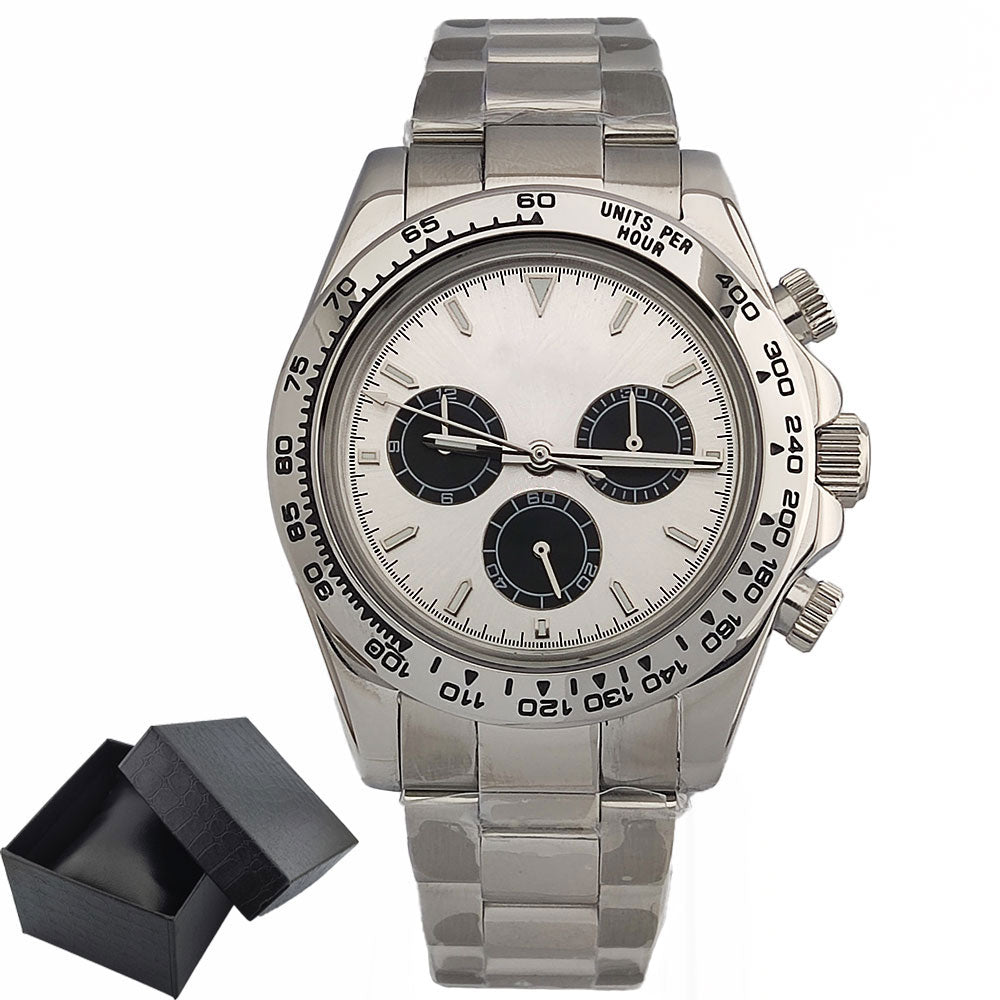 4130 watch Men's automatic mechanical Watches for Men Chronograph Watch Sapphire Super Luminous Luxury Multifunction Wristwatch