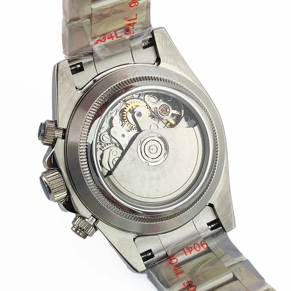 4130 watch Men's automatic mechanical Watches for Men Chronograph Watch Sapphire Super Luminous Luxury Multifunction Wristwatch