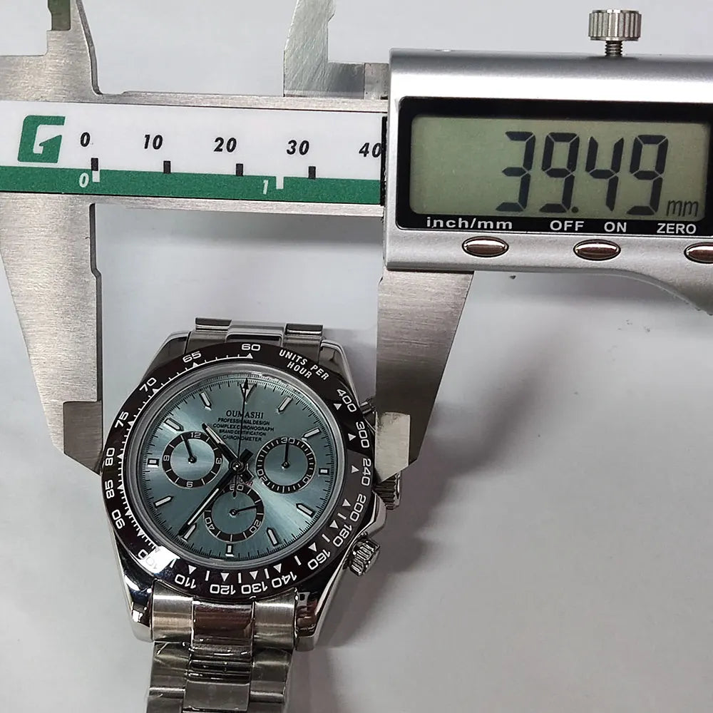 4130 watch Men's automatic mechanical Watches for Men Chronograph Watch Sapphire Super Luminous Luxury Multifunction Wristwatch