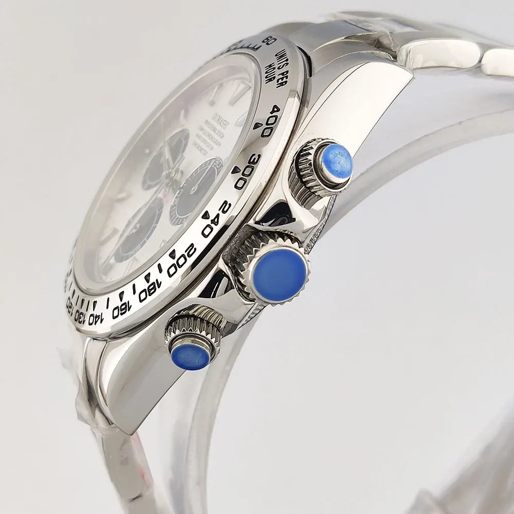 4130 watch Men's automatic mechanical Watches for Men Chronograph Watch Sapphire Super Luminous Luxury Multifunction Wristwatch