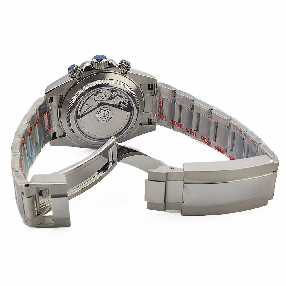 4130 watch Men's automatic mechanical Watches for Men Chronograph Watch Sapphire Super Luminous Luxury Multifunction Wristwatch