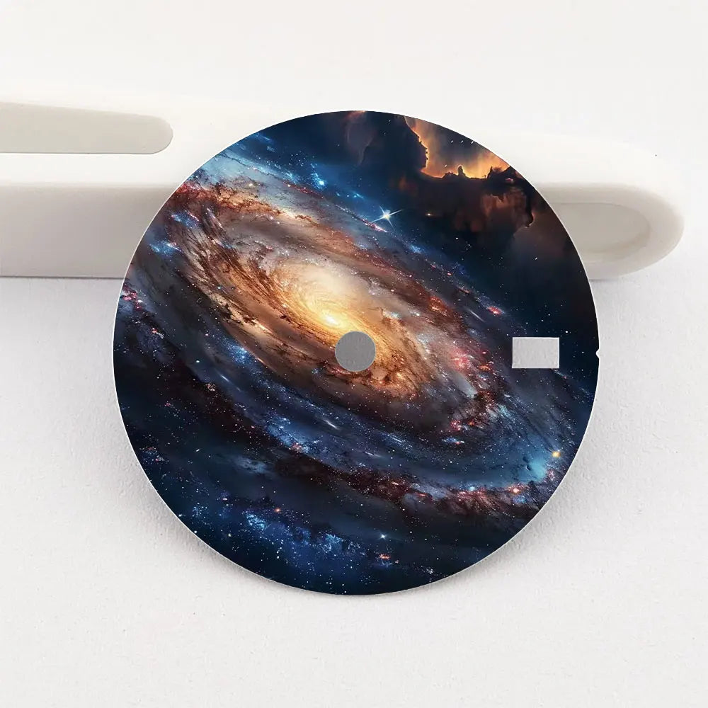 28.5mm dial NH35 dial Earth custom dial color printed watch components compatible with NH35/36 movement
