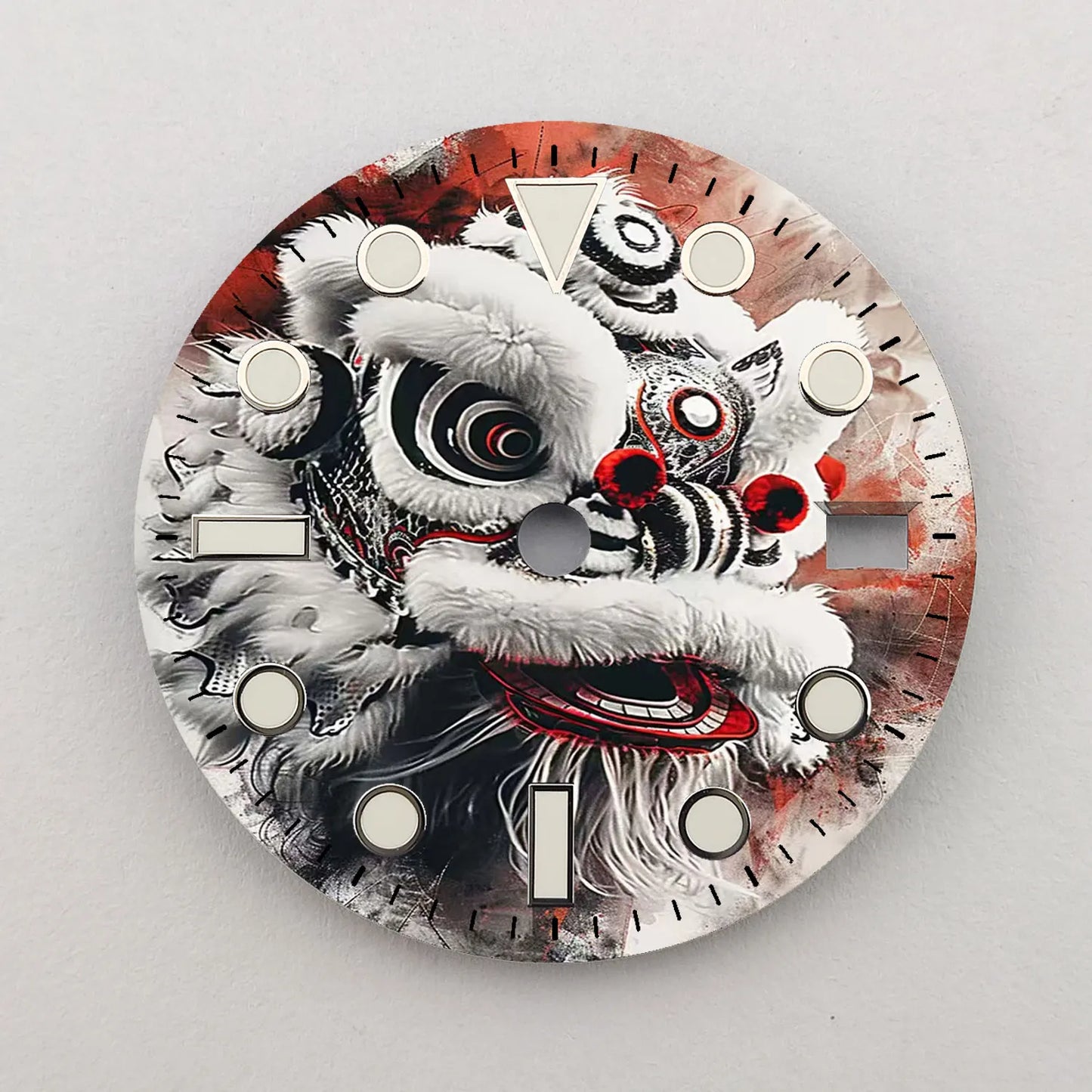 28.5mm watch dial NH35 dial custom dial color printed watch components compatible with NH35/36/ pt5000 movements