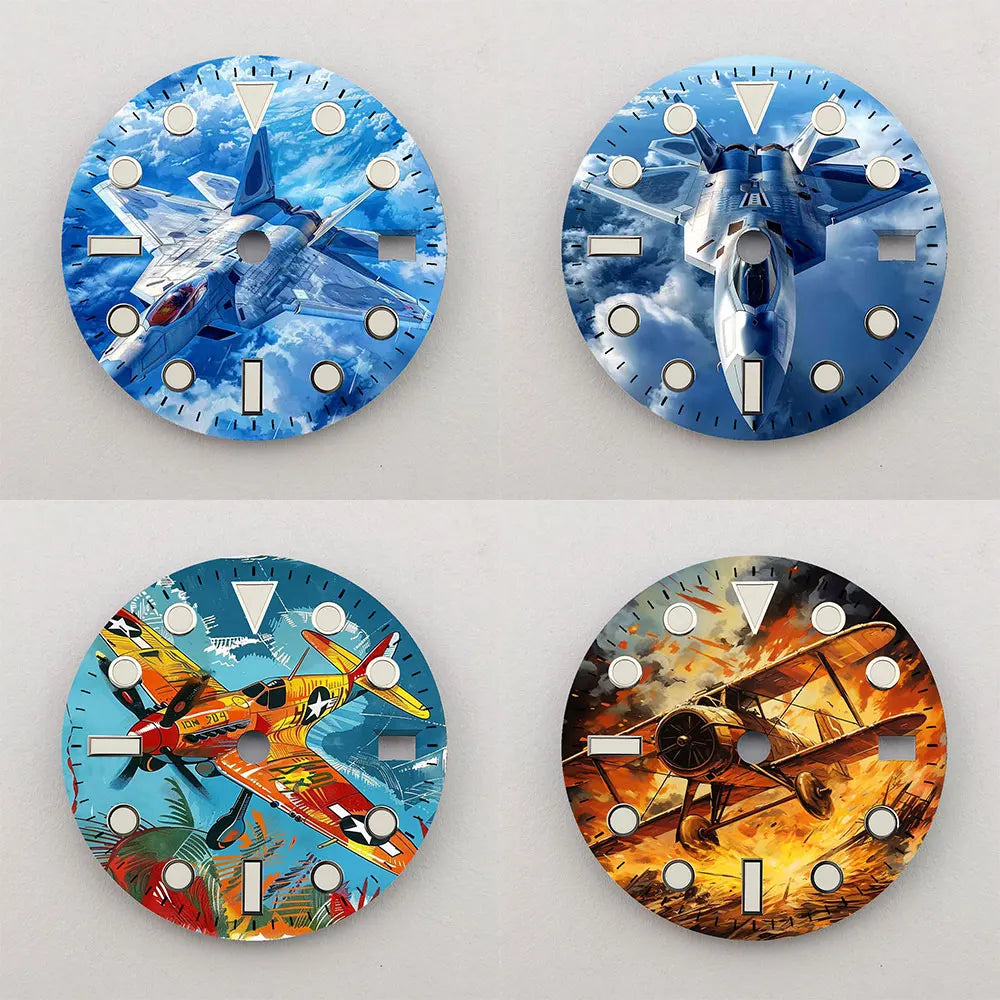 28.5mm Creative Watch Dial Suitable for NH35/36 Movement NH35 Watch Modification Accessories Custom LOGO Dial