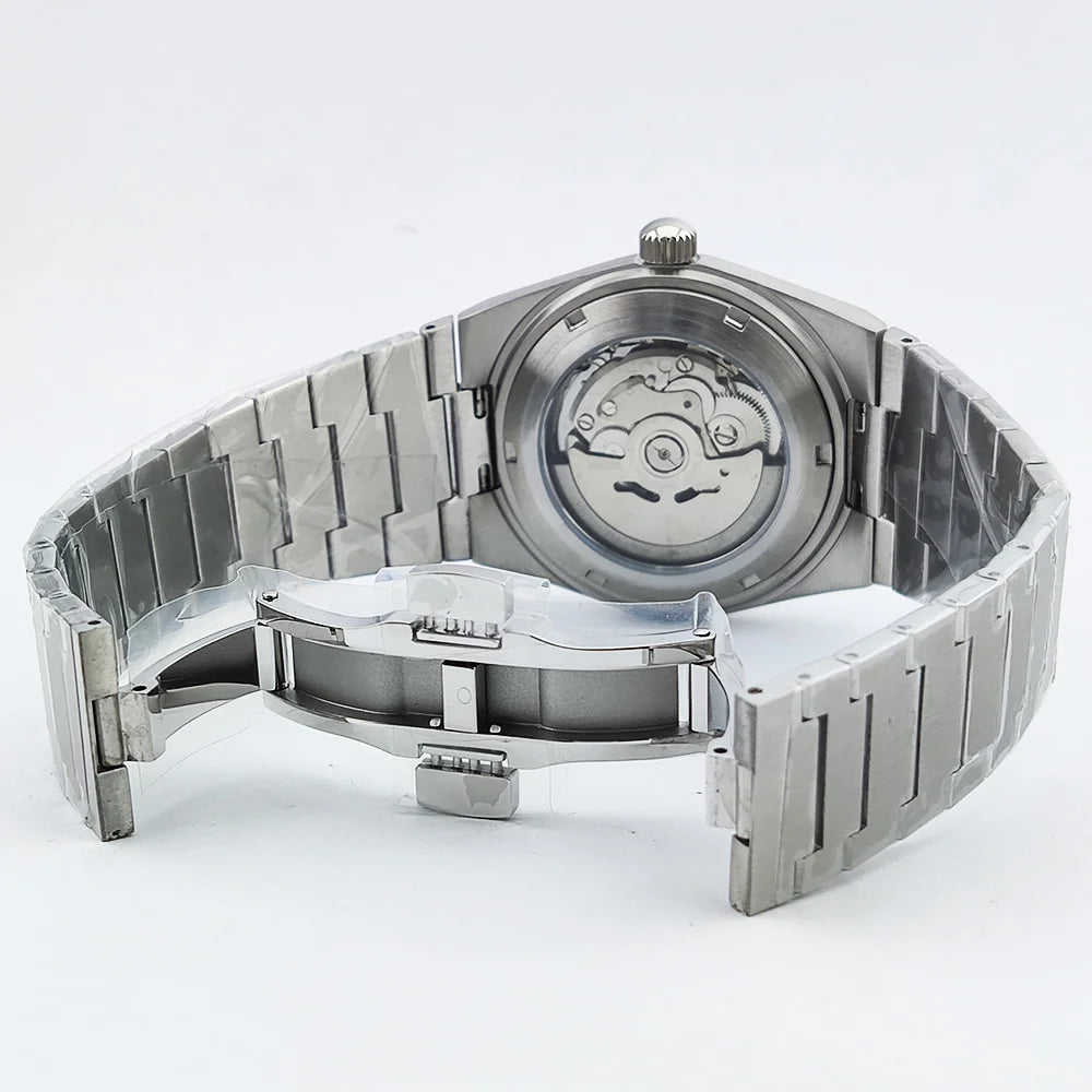 NH35A Watch Luxury 39.6mm Men's Mechanical Automatic C3 Luminous AR Sapphire NH35 100m waterproof Music Festival Watch for men