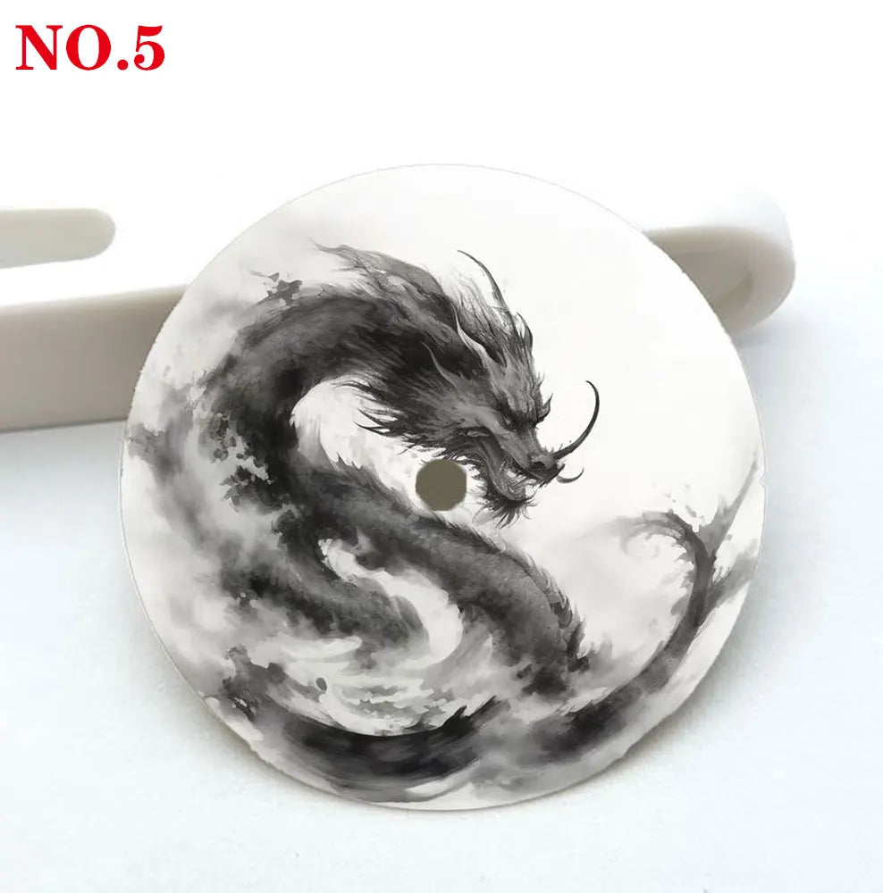 Watch dial 28.5mm NH35 dial  ink-wash painting dial color printing personalized dial suitable for NH35/36 movement
