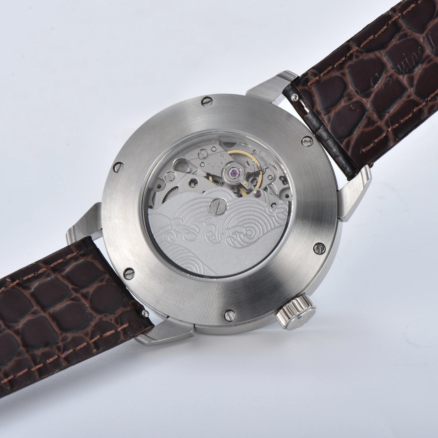 42mm men's mechanical watch Wave Green Luminous Dial Luxury sapphire Glass MIYOTA 8215 Automatic Watch 10ATM Waterproof Watch
