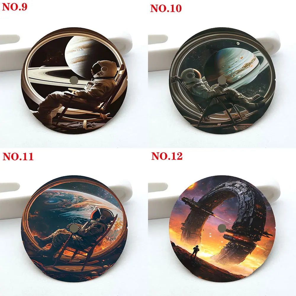 28.5mm watch dial NH35 dial astronaut custom dial color printing watch components compatible with NH35/36 movement