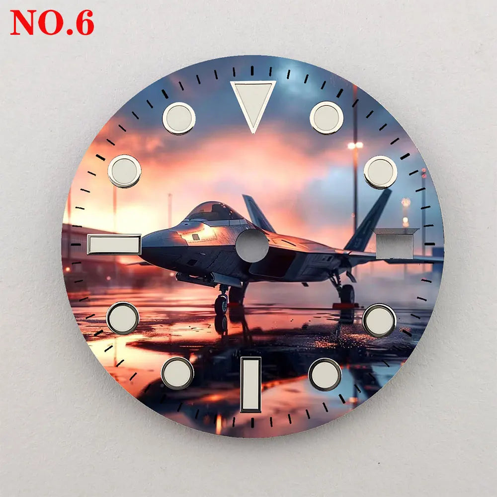 28.5mm Creative Watch Dial Suitable for NH35/36 Movement NH35 Watch Modification Accessories Custom LOGO Dial