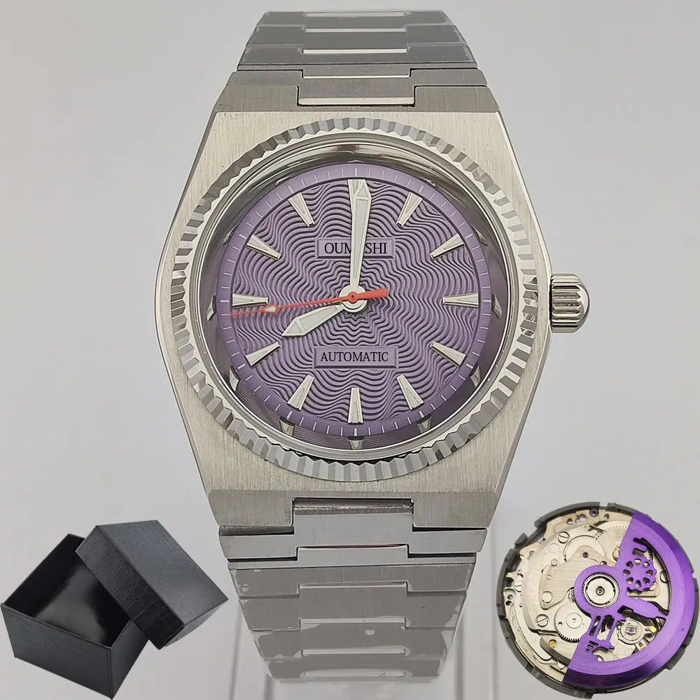 39.5mm Men's Watch Automatic Mechanical Watches NH35 Movement Sapphire Glass Waterproof Crown Watch modification Fashion Watch
