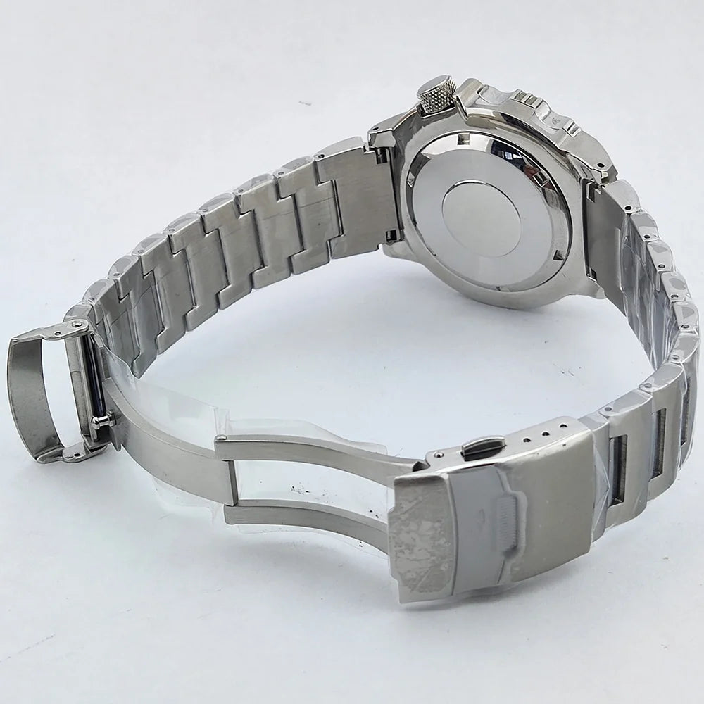 men watch NH36 movement 20ATM waterproof steel watch Men's Red teeth Sea monster automatic mechanical watch sports diving watch