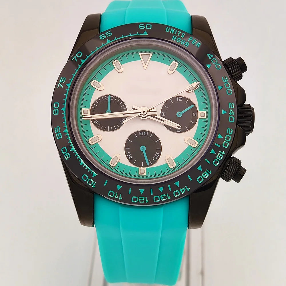 Luxury Watches Men's Chronograph 39.3mm New Men's watch Business Watch Men's VK63 Men's Chronograph watch VK63 Waterproof 10ATM