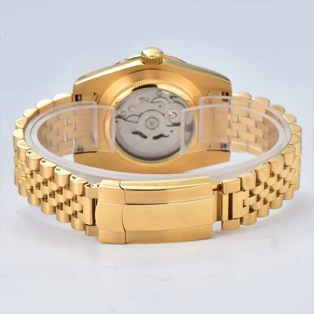 Watches 36mm 39mm NH35 watch Movement Purple Blue Green Gold Mother of Pearl 316 Stainless steel NH35a Mechanical watch for men