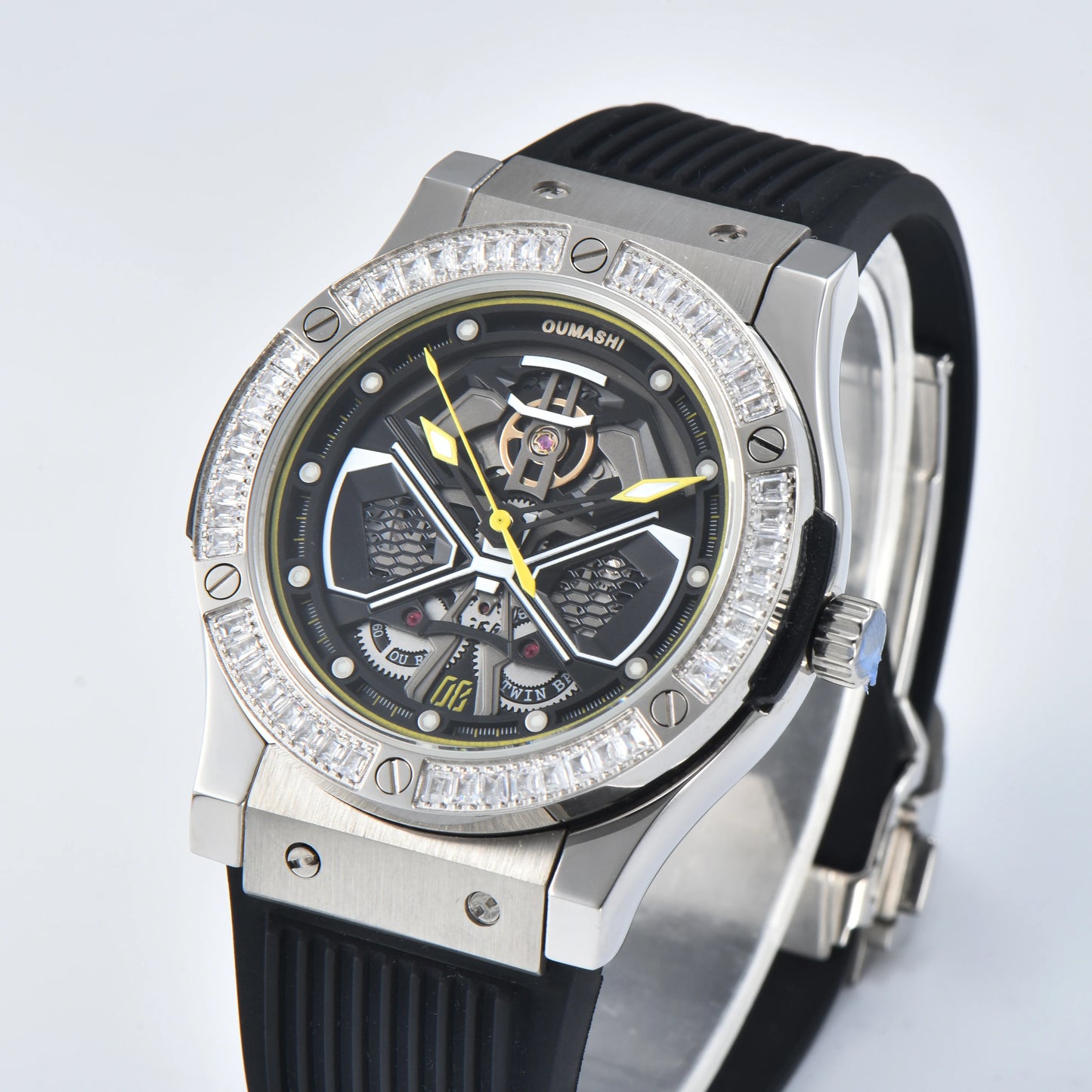 Luxury MITOTA8215 44.5mm Light Style Mechanical Watch 316L Stainless Steel Luminous Automatic Mechanical Waterproof Watch 10BRA