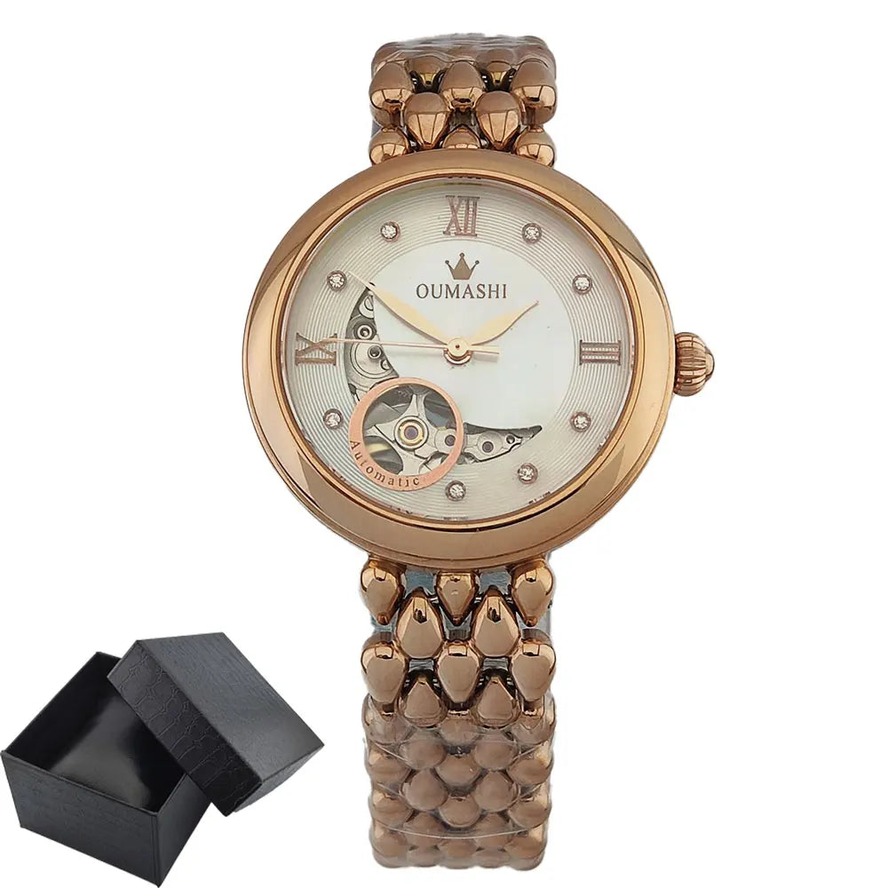 Luxury Fashion Women's Wristwatch Watch For Women Mechanical watch Ladies Elegant Gift Waterproof  5ATM Clock Reloj