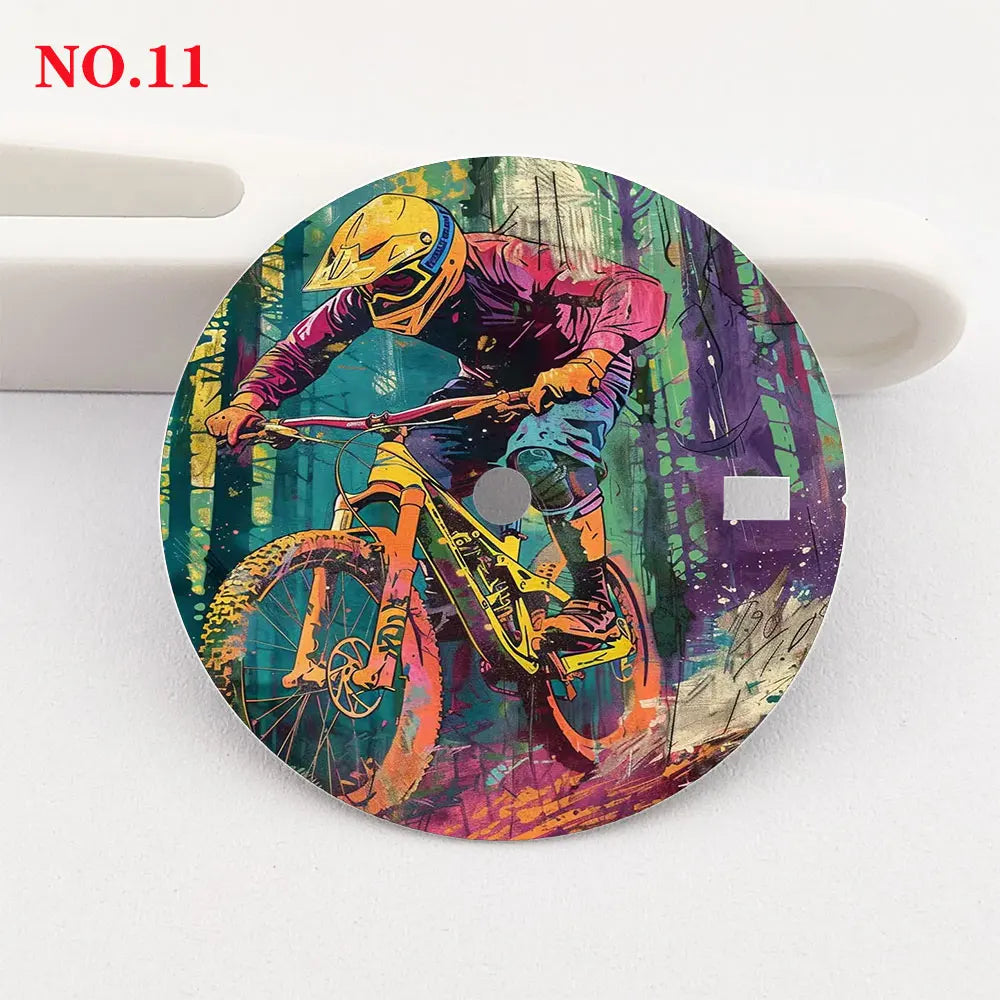 Watch dial 28.5mm NH35 dial  custom dial color printing watch components are suitable for NH35/36 movement