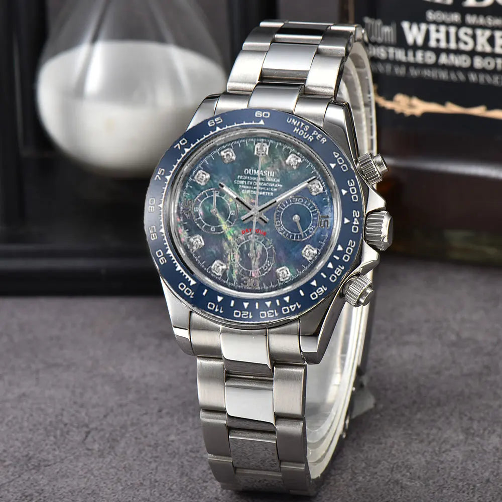 VK63 watches 39.3mm Luxury Watch Men's Chronograph New Men's watch Business Watch Men's VK63 Men's Chronograph Waterproof 10ATM