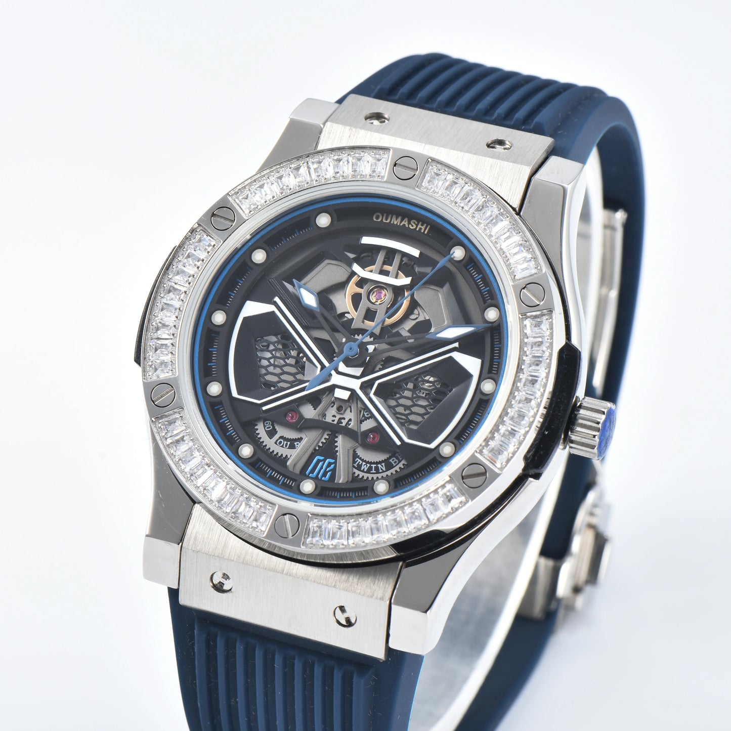 Luxury MITOTA8215 44.5mm Light Style Mechanical Watch 316L Stainless Steel Luminous Automatic Mechanical Waterproof Watch 10BRA
