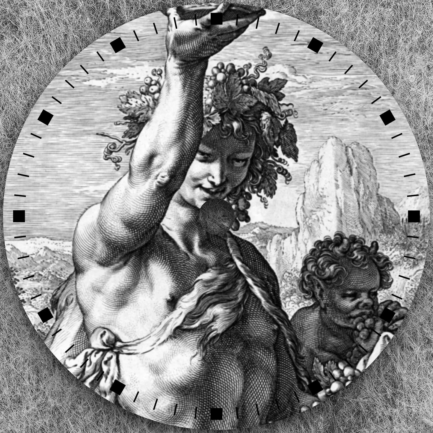 28.5mm NH35 Dial Exclusive high-end design quality watch dial from the Print Series suitable for the NH35 movement