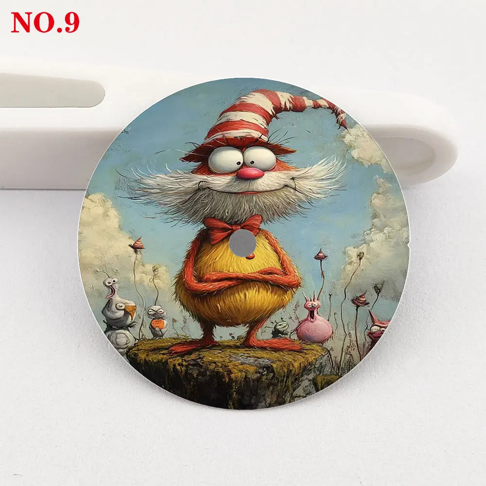The 28.5mm animal element dial NH35 dial creative color-printed series dial is suitable for NH35/36 movement watch accessories