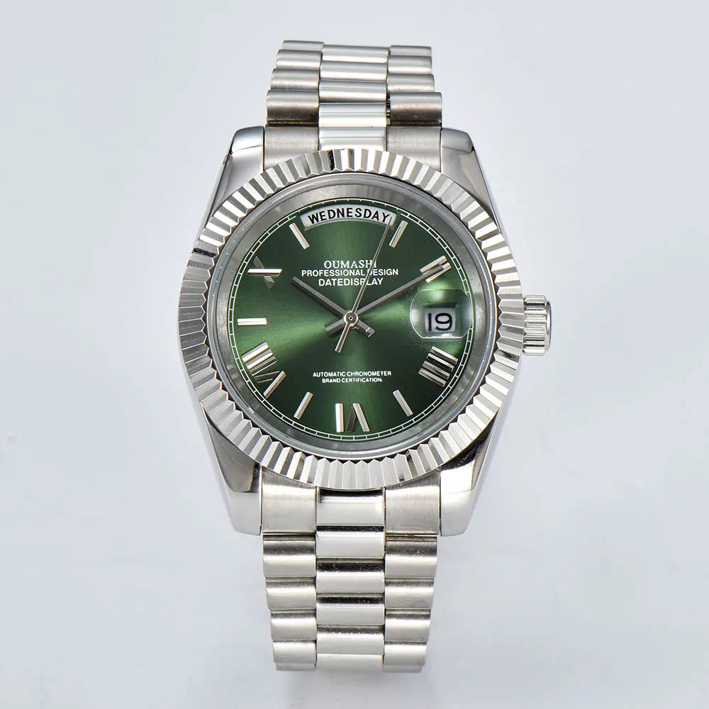 watch 8285 watches for men automatic movement mechanical watches Stainless Steel Sapphire Glass Case Waterproof Watch mens watch