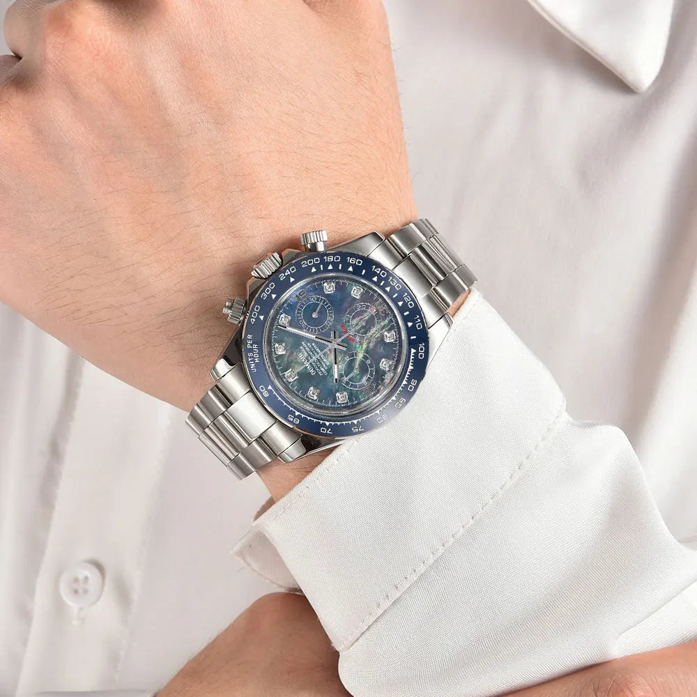 VK63 watches 39.3mm Luxury Watch Men's Chronograph New Men's watch Business Watch Men's VK63 Men's Chronograph Waterproof 10ATM