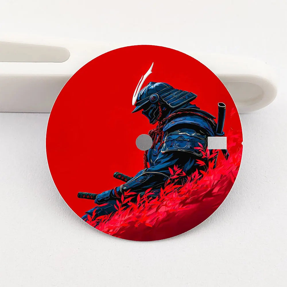 The 28.5mm dial samurai element NH35 dial creative color-printed series dial is suitable for NH35/36 movement watch accessories