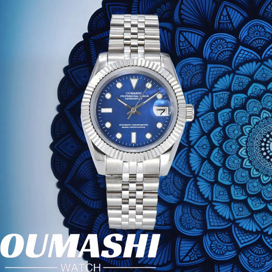Watches 36mm 39mm NH35 watch Movement Purple Blue Green Gold Mother of Pearl 316 Stainless steel NH35a Mechanical watch for men