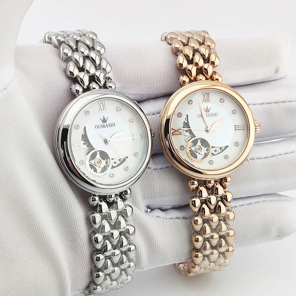 Luxury Fashion Women's Wristwatch Watch For Women Mechanical watch Ladies Elegant Gift Waterproof  5ATM Clock Reloj