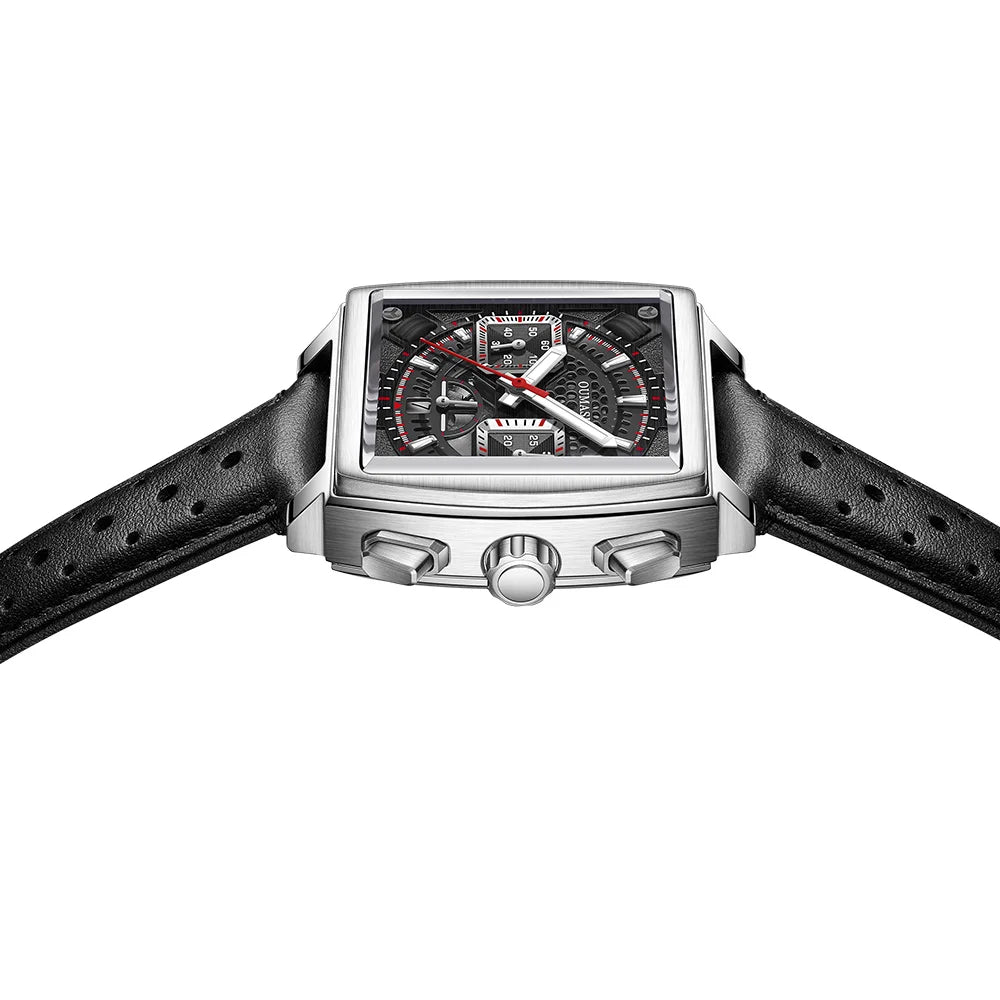 40mm ETA7750 Diving Watches ETA Automatic Multifunction Chronograph Movement Stainless Steel Waterproof Watch  For Men business