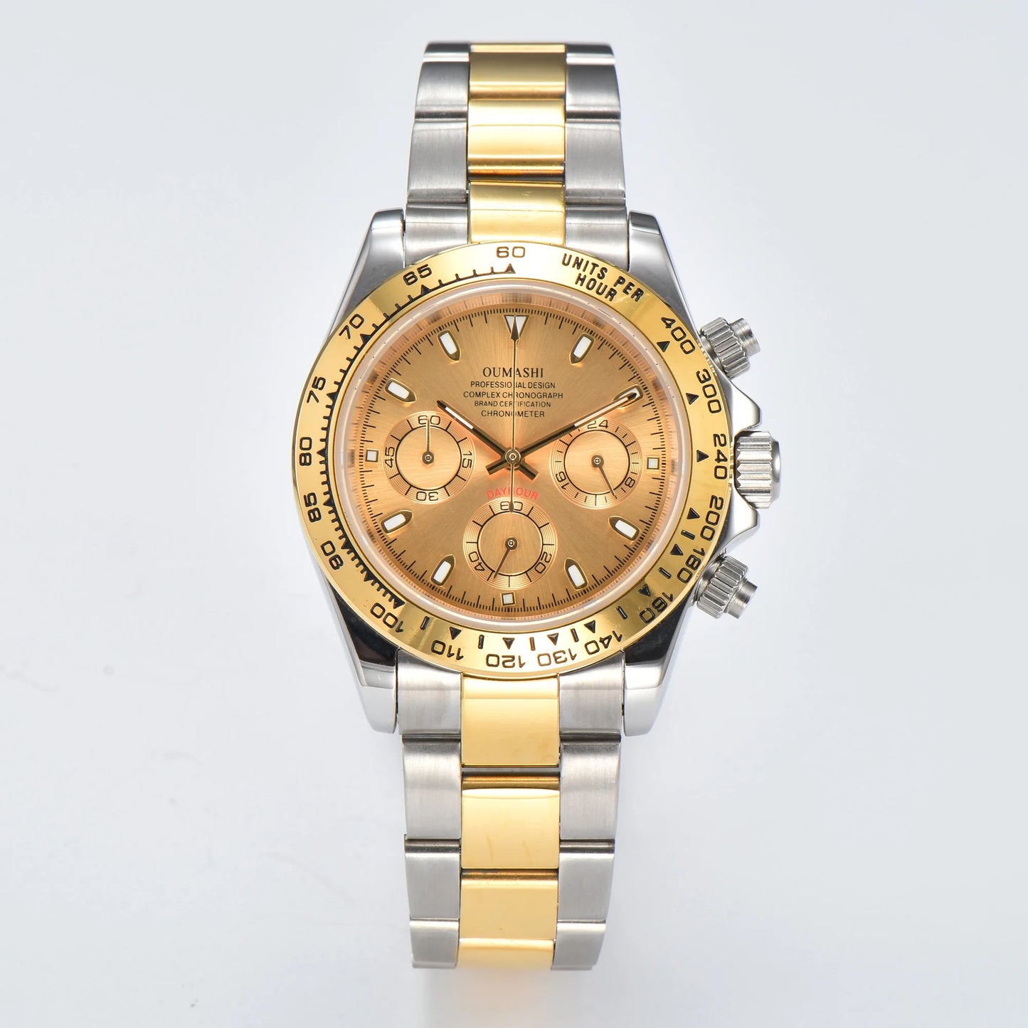 Luxury man 39.3mm quartz Chronograph Business Watch Men's VK Series 63 Sport Sapphire Glass Panda Dial Ceramic Bezel VK63 Watch