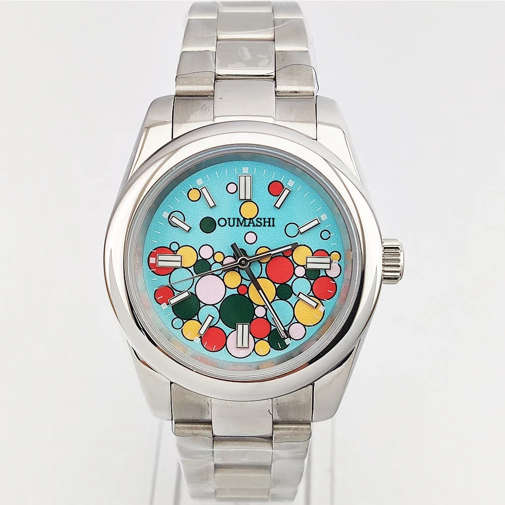 Bubble ball watch 36MM/39MM Women/Men Automatic Mechanical Watches NH35 Sapphire Stainless Steel 10Bar Relogio Masculino