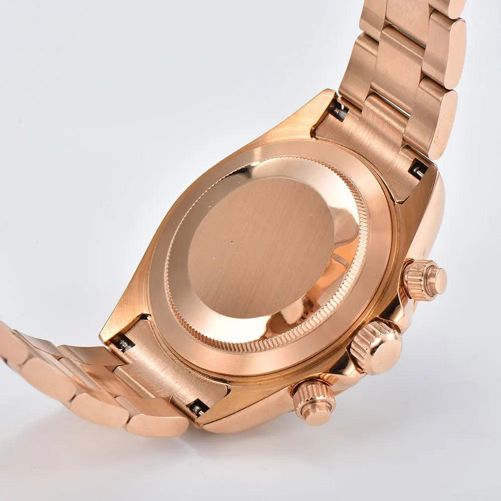 VK63 watches 39.3mm Luxury Watch Men's Chronograph New Men's watch vk63 case rose gold VK63 Men's Chronograph Waterproof 10ATM