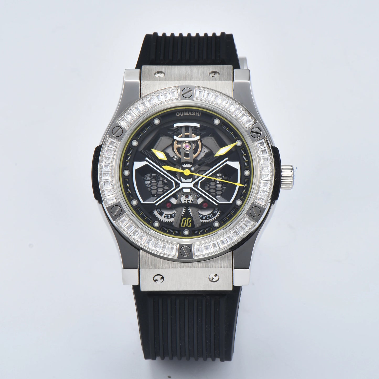 Luxury MITOTA8215 44.5mm Light Style Mechanical Watch 316L Stainless Steel Luminous Automatic Mechanical Waterproof Watch 10BRA