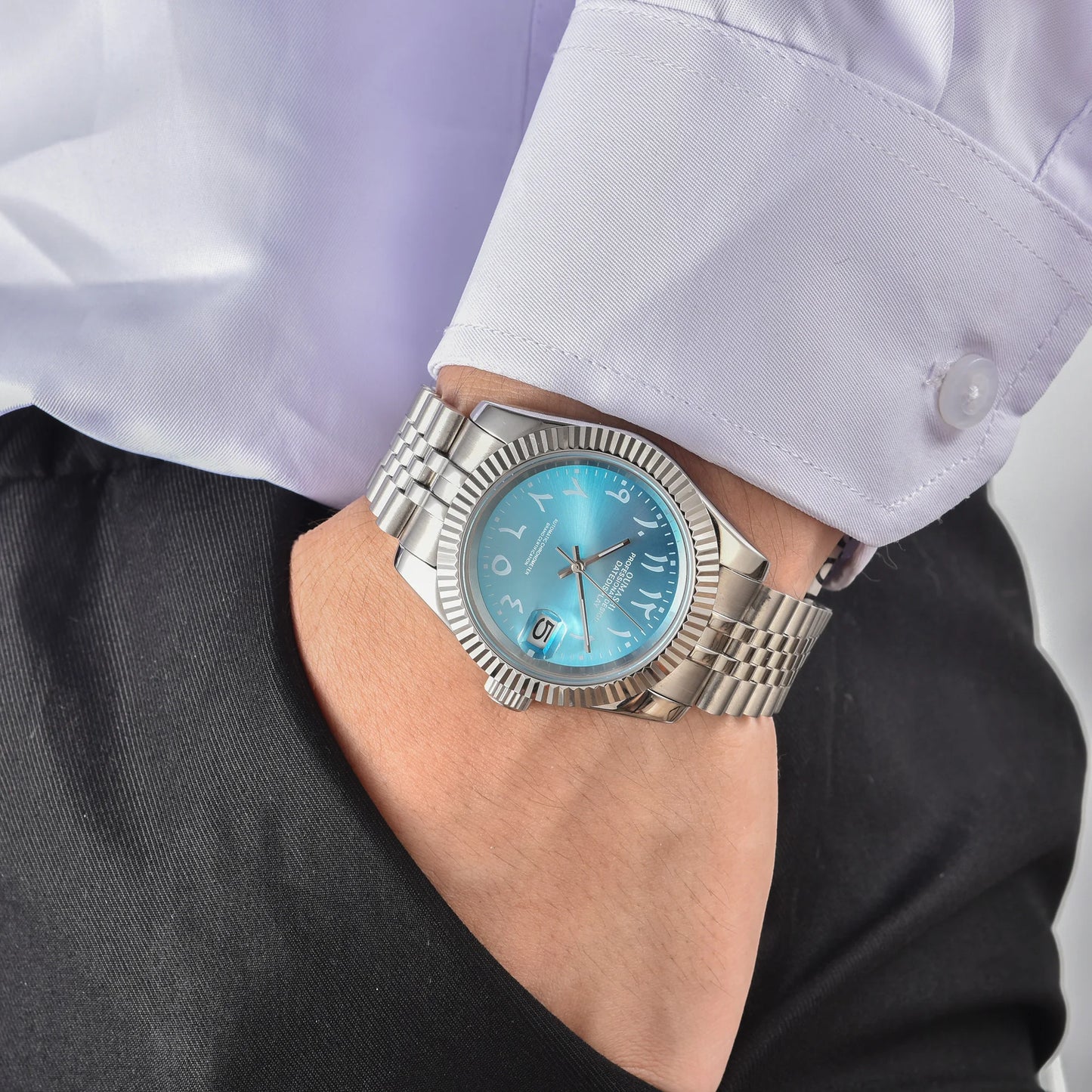 Men's Arabian watch men's and women's 39mm/36mm Men's watch for NH35A movement watch sapphire glass date waterproof 10Bra