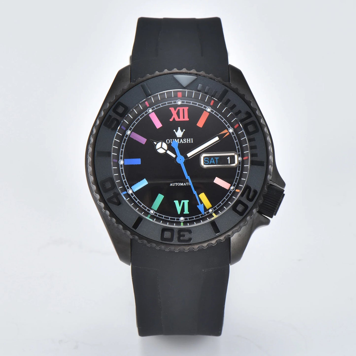 Luxury Watches Men 41.5mm SKX007 NH36 Automatic Mechanical Watch Sapphire Mirror Waterproof Stainless Steel Diving