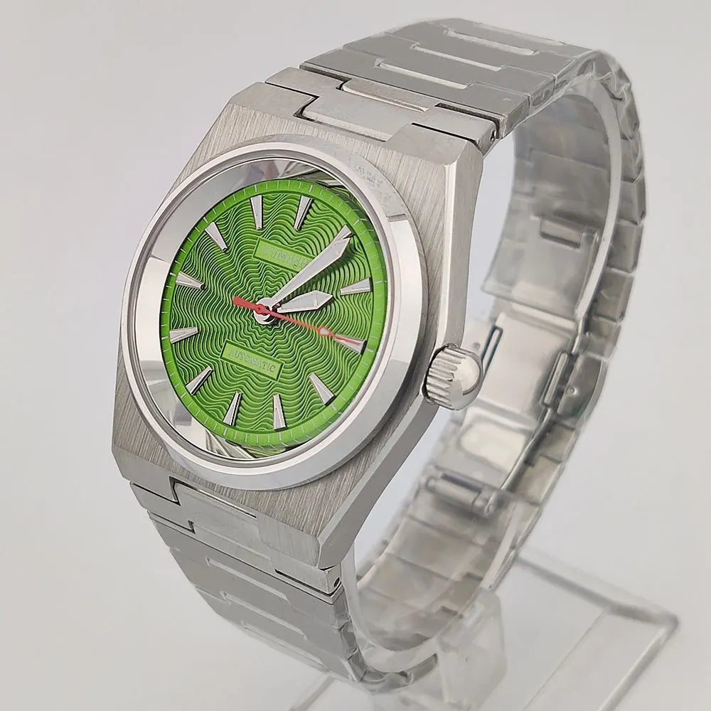 39.5mm Men's Watch Automatic Mechanical Watches NH35 Movement Sapphire Glass Waterproof Crown Watch modification Fashion Watch