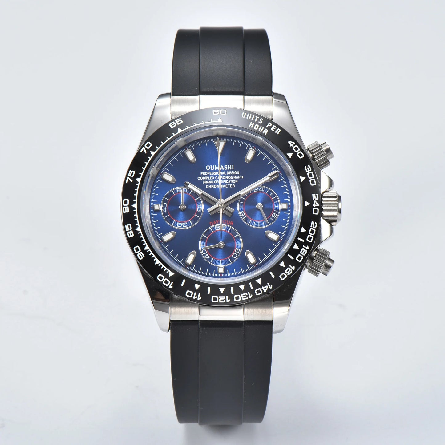 VK63 Watch 39.3mm Luxury Watch Men's Chronograph New men's rubber Bracelet Business Watch Men's VK63 Men's  Waterproof 10ATM