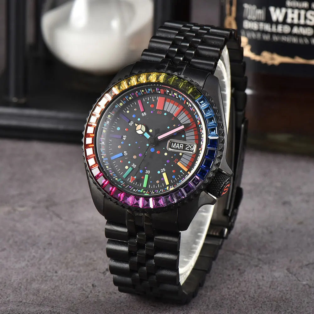 Luxury SKX007 Watch C3 Luminous 316L sapphire crystal 10ATM waterproof NH36A automatic men mechanical watch NH35