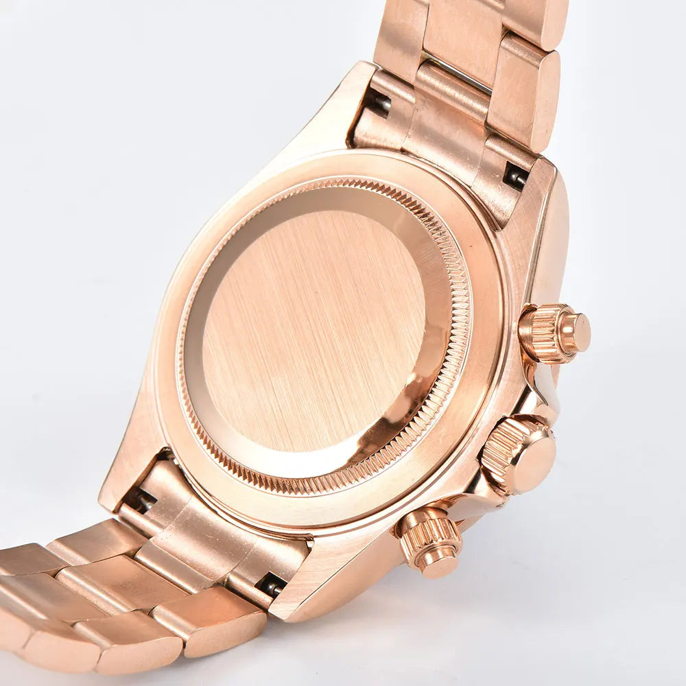 39.3mm vk63 Watches Luxury Watch Men's Chronograph Arabia watch Rainbow bezel Watch Men's VK63 Men's  Waterproof 10ATM
