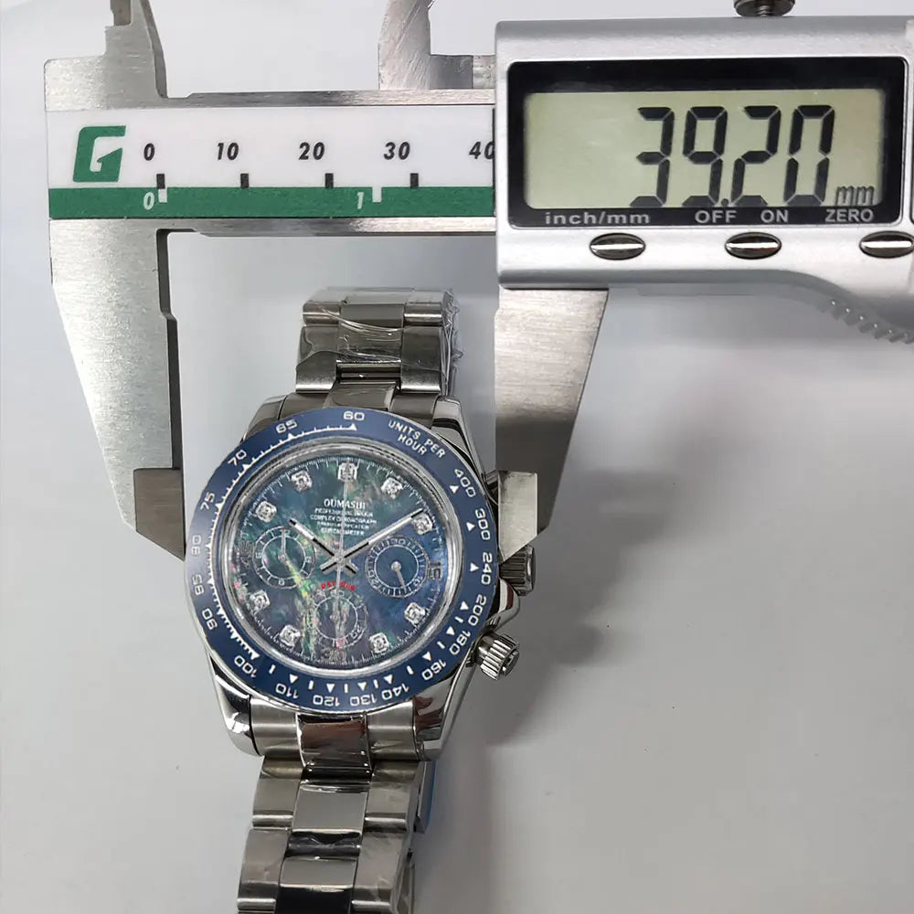 VK63 watches 39.3mm Luxury Watch Men's Chronograph New Men's watch Business Watch Men's VK63 Men's Chronograph Waterproof 10ATM