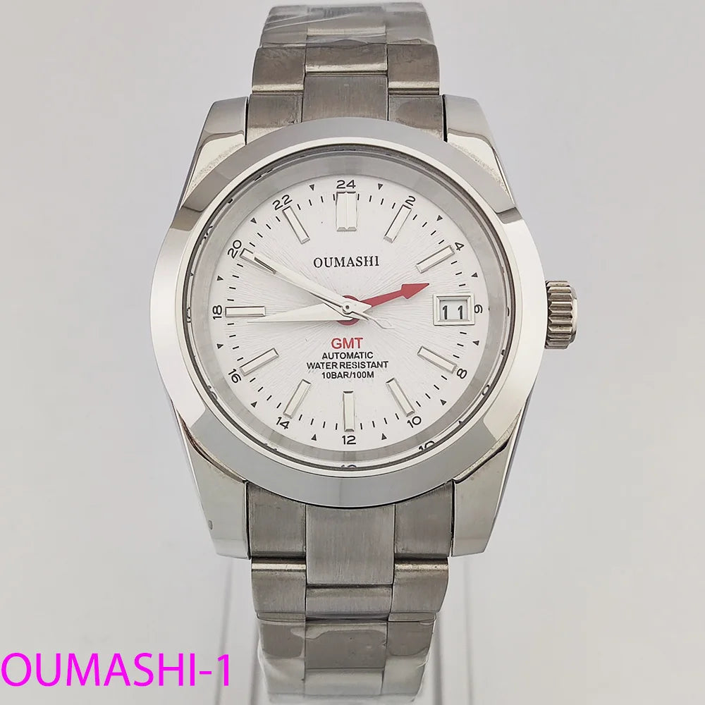 Watches NH35A 39mm GMT Dials NH34 Stainless steel luxury men's Watch Automatic mechanical sapphire glass waterproof 10ATM