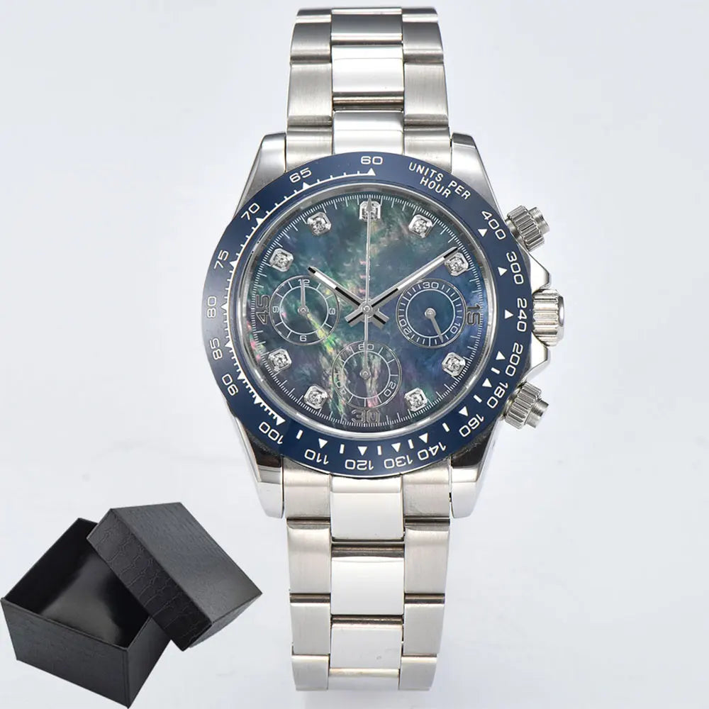 VK63 watches 39.3mm Luxury Watch Men's Chronograph New Men's watch Business Watch Men's VK63 Men's Chronograph Waterproof 10ATM
